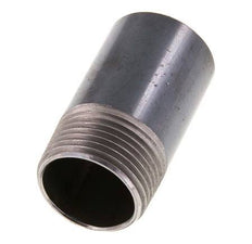 R 1'' Male x 33.7mm Steel Pipe Nipple with Welding End 50 Bar DIN 2982 - 60mm [2 Pieces]