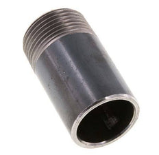 R 1'' Male x 33.7mm Steel Pipe Nipple with Welding End 50 Bar DIN 2982 - 60mm [2 Pieces]