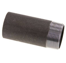 R 1 1/2'' Male x 48.3mm Steel Pipe Nipple with Welding End 50 Bar DIN 2982 - 100mm [2 Pieces]