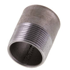 R 1 1/4'' Male x 42.4mm Steel Pipe Nipple with Welding End 50 Bar DIN 2982 - 50mm [2 Pieces]
