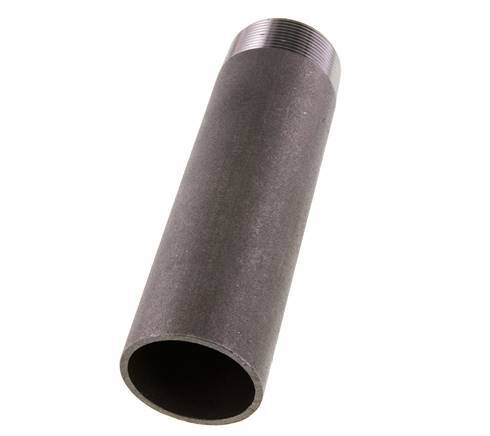 R 2'' Male x 60.3mm Steel Pipe Nipple with Welding End 50 Bar DIN 2982 - 200mm