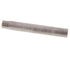 R 1/4'' Male x 13.5mm Stainless steel Pipe Nipple with Welding End 20 Bar DIN 2982 - 100mm