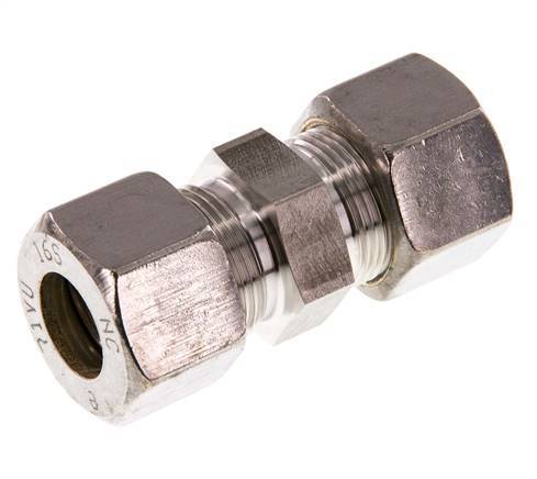 16S Stainless steel Straight Compression Fitting 400 Bar DIN 2353