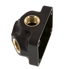G 1/2'' Brass Wall Mounted 3-way Air Junction without through-hole 15 Bar