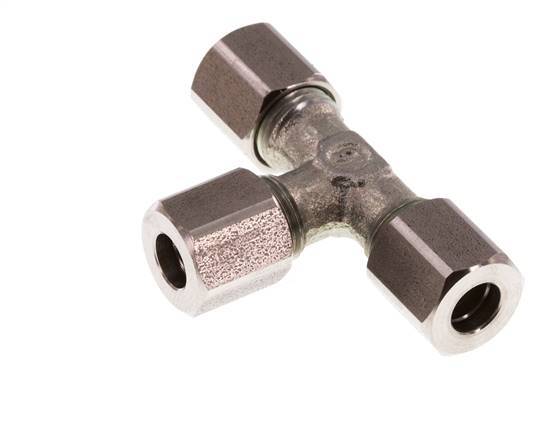 6LL Zinc plated Steel Tee Cutting Ring 100 Bar DIN 2353