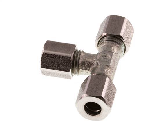 6LL Zinc plated Steel Tee Cutting Ring 100 Bar DIN 2353