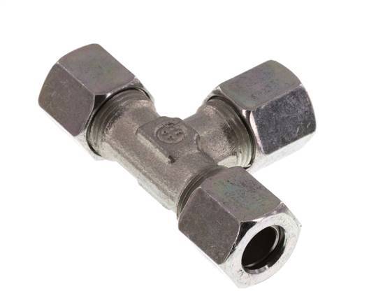 8LL Zinc plated Steel Tee Cutting Ring 100 Bar DIN 2353
