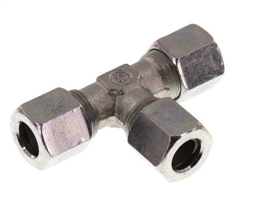 8LL Zinc plated Steel Tee Cutting Ring 100 Bar DIN 2353