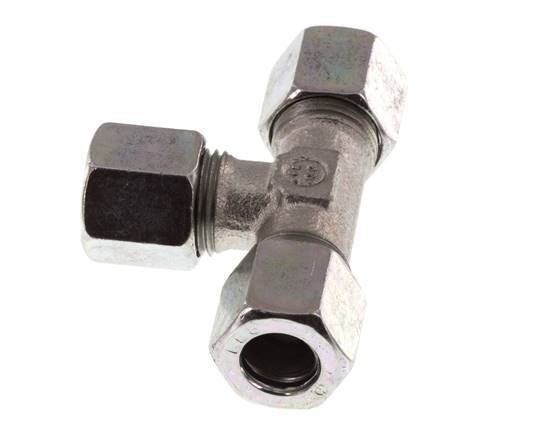 8LL Zinc plated Steel Tee Cutting Ring 100 Bar DIN 2353