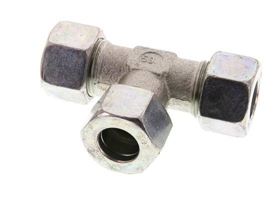 20S Zinc plated Steel Tee Cutting Ring 400 Bar DIN 2353