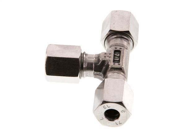 6L Stainless steel Tee Cutting Ring 315 Bar DIN 2353