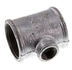 Rp 1 1/2'' x Rp 1/2'' Zinc plated Cast iron Tee 25 Bar