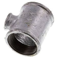 Rp 1 1/2'' x Rp 1/2'' Zinc plated Cast iron Tee 25 Bar