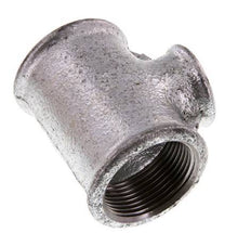 Rp 1 1/4'' x Rp 3/4'' Zinc plated Cast iron Tee 25 Bar