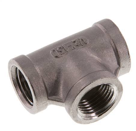 1/2'' NPT Stainless steel Tee 16 Bar