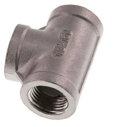 1/2'' NPT Stainless steel Tee 16 Bar