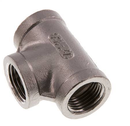 Rp 1/2'' Stainless steel Tee 16 Bar