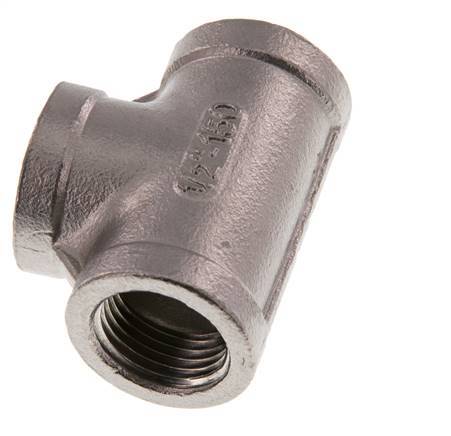 Rp 1/2'' Stainless steel Tee 16 Bar