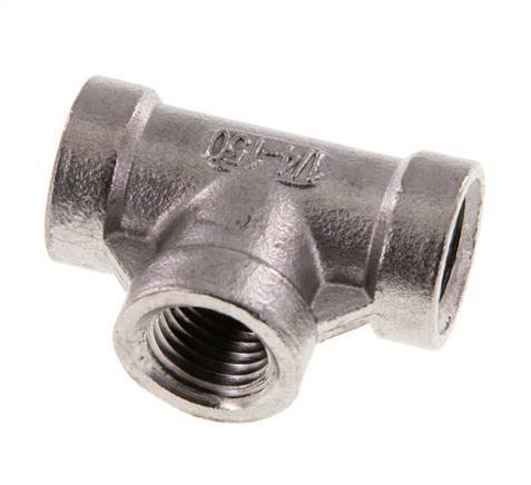 1/4'' NPT Stainless steel Tee 16 Bar
