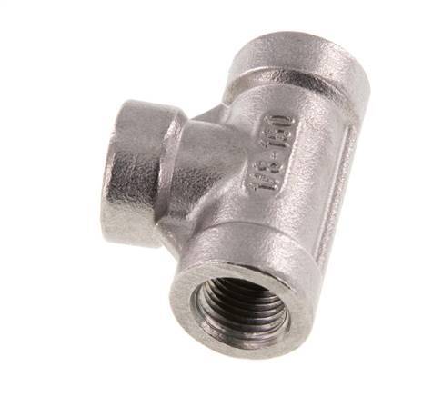 1/8'' NPT Stainless steel Tee 16 Bar
