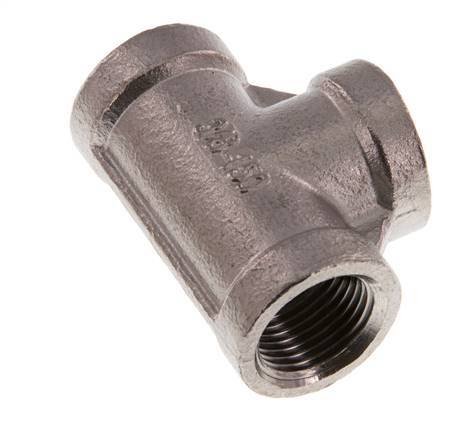 Rp 3/8'' Stainless steel Tee 16 Bar