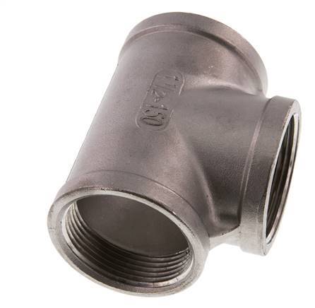1 1/2'' NPT Stainless steel Tee 16 Bar