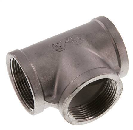 1 1/2'' NPT Stainless steel Tee 16 Bar