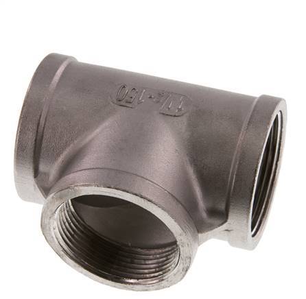 1 1/2'' NPT Stainless steel Tee 16 Bar