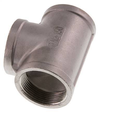 1 1/2'' NPT Stainless steel Tee 16 Bar