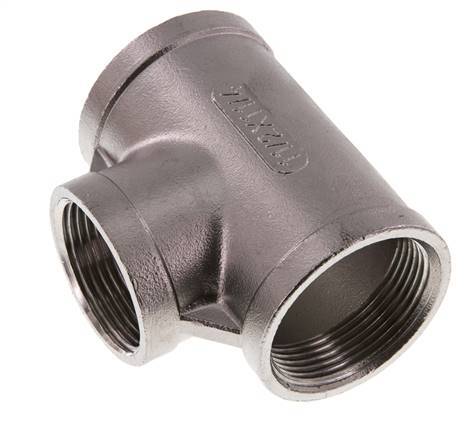 Rp 1 1/2'' x Rp 1 1/4'' Stainless steel Tee 16 Bar