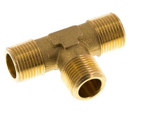 R 3/8'' Male Brass Tee 16 Bar