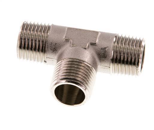 R 1/2'' Male Nickel plated Brass Tee 16 Bar