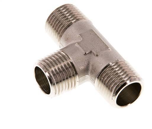 R 1/2'' Male Nickel plated Brass Tee 16 Bar