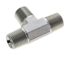 1/2'' NPT Male Zinc plated Steel Tee 210 Bar - Hydraulic