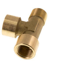 R 3/8'' x G 3/8'' M/F Brass Tee 16 Bar