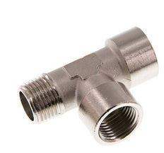 R 1/2'' x G 1/2'' M/F Nickel plated Brass Tee 16 Bar