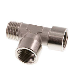 R 1/2'' x G 1/2'' M/F Nickel plated Brass Tee 16 Bar