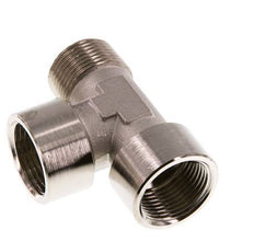R 3/4'' x G 3/4'' M/F Nickel plated Brass Tee 16 Bar