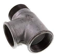 R 2'' x Rp 2'' M/F Zinc plated Cast iron Tee 25 Bar