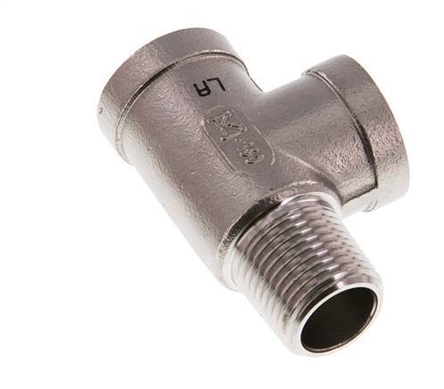 R 1/2'' x Rp 1/2'' M/F Stainless steel Tee 16 Bar