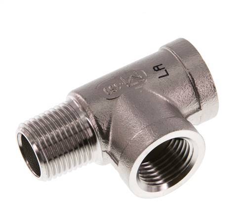 R 1/2'' x Rp 1/2'' M/F Stainless steel Tee 16 Bar