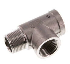 R 3/4'' x Rp 3/4'' M/F Stainless steel Tee 16 Bar
