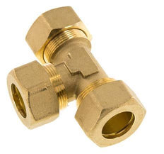 22mm Brass Tee Compression Fitting 54 Bar DIN EN 1254-2