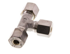 8S Stainless steel Tee Compression Fitting 630 Bar DIN 2353