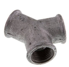Rp 1/2'' Zinc plated Cast iron Y-Piece 25 Bar