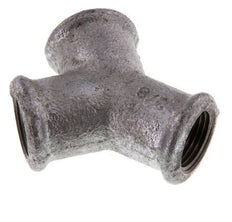 Rp 3/8'' Zinc plated Cast iron Y-Piece 25 Bar