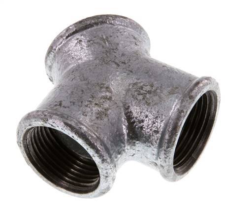 Rp 1'' Zinc plated Cast iron Y-Piece 25 Bar