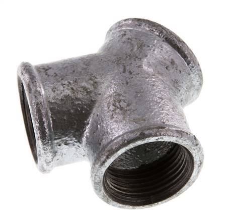 Rp 1'' Zinc plated Cast iron Y-Piece 25 Bar
