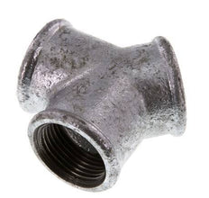 Rp 1'' Zinc plated Cast iron Y-Piece 25 Bar