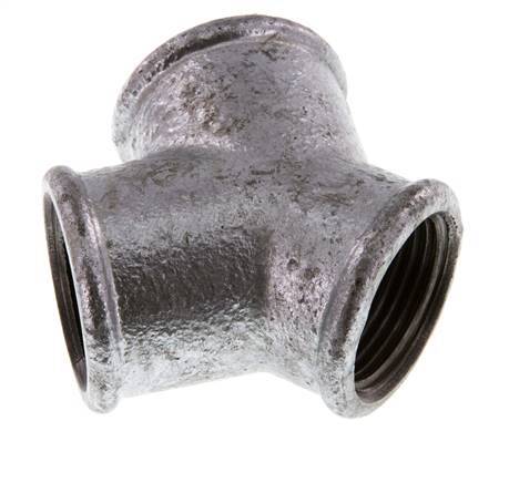 Rp 1'' Zinc plated Cast iron Y-Piece 25 Bar